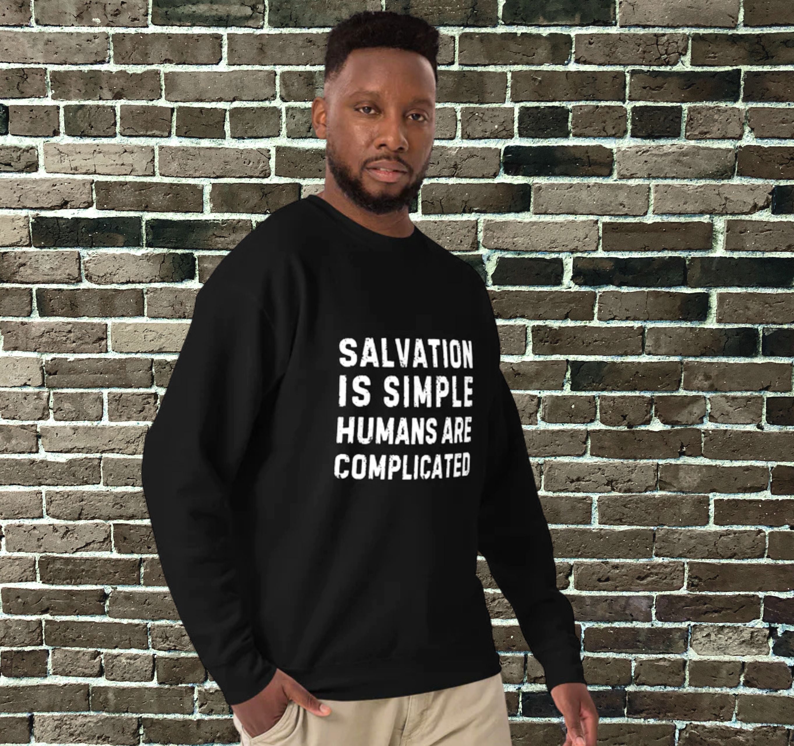 Salvation Is Simple Premium Sweatshirt