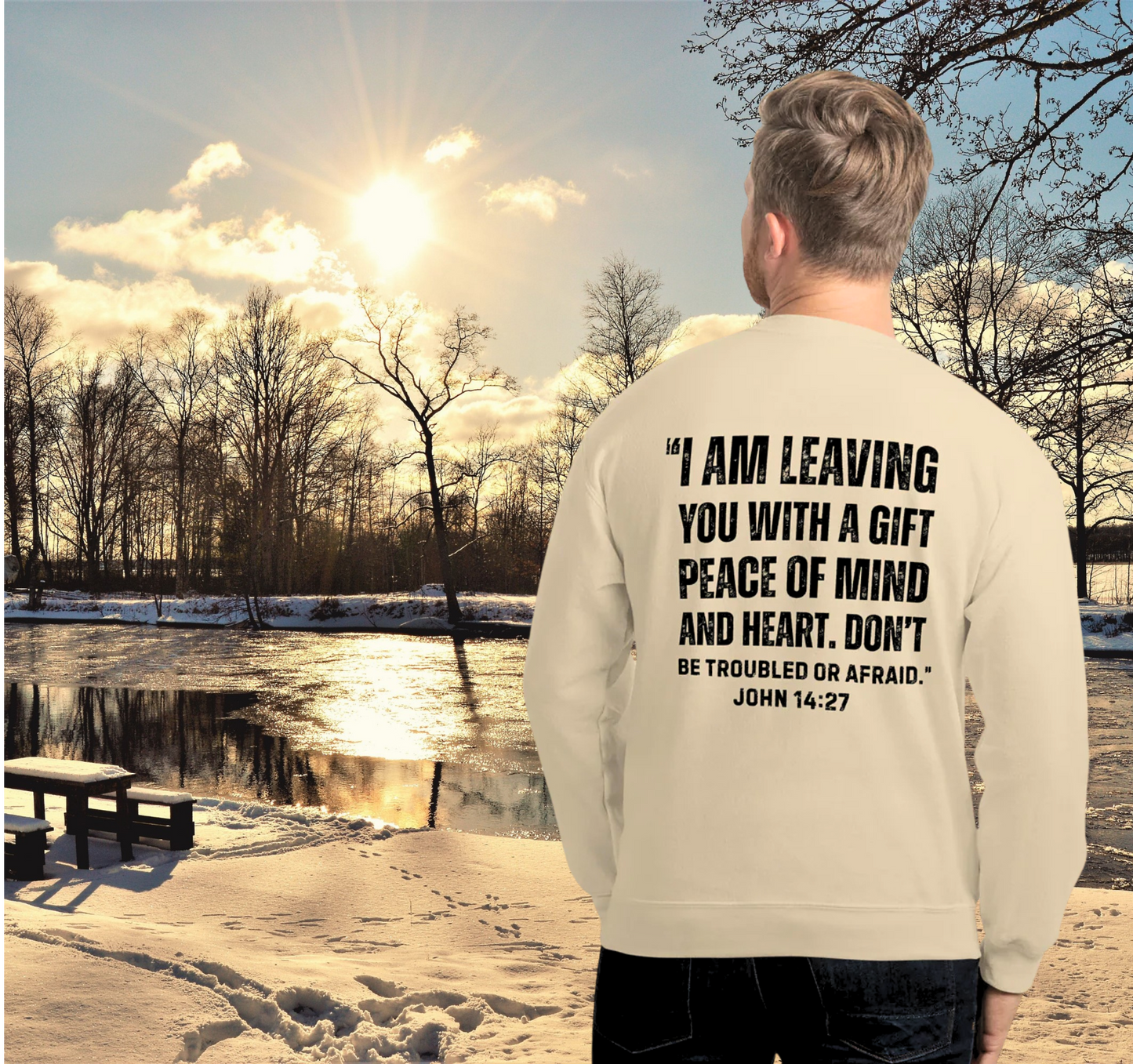 The Peace I Give Is A Gift Sweatshirt